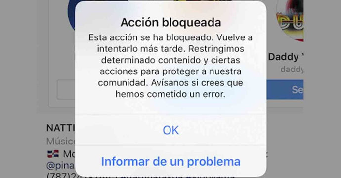 Acción bloqueada en Instagram: ¿Qué hacer ahora?